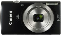 Canon IXUS 185 20MP 8x Zoom Compact Digital Camera - Black.